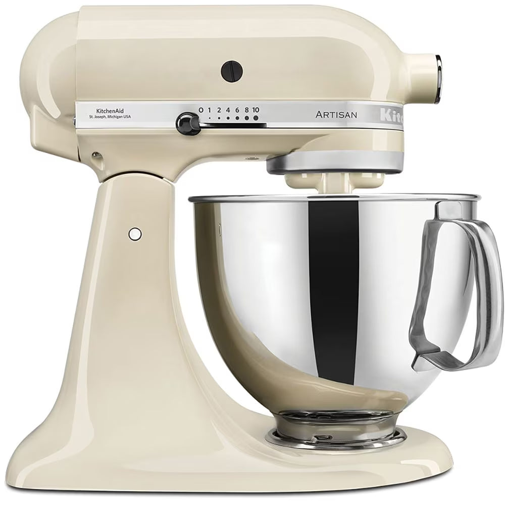 KitchenAid Mixer Tilt-Head 4.8L Artisan With Accessories - Almond Cream | 5KSM175PSBAC