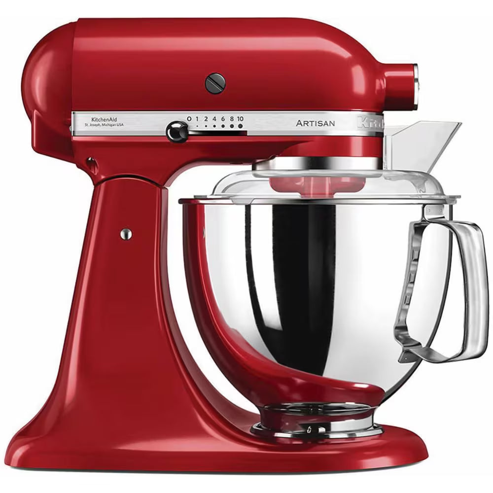 KitchenAid Mixer Tilt-Head 4.8L Artisan With Accessories - Empire Red | 5KSM175PSBER