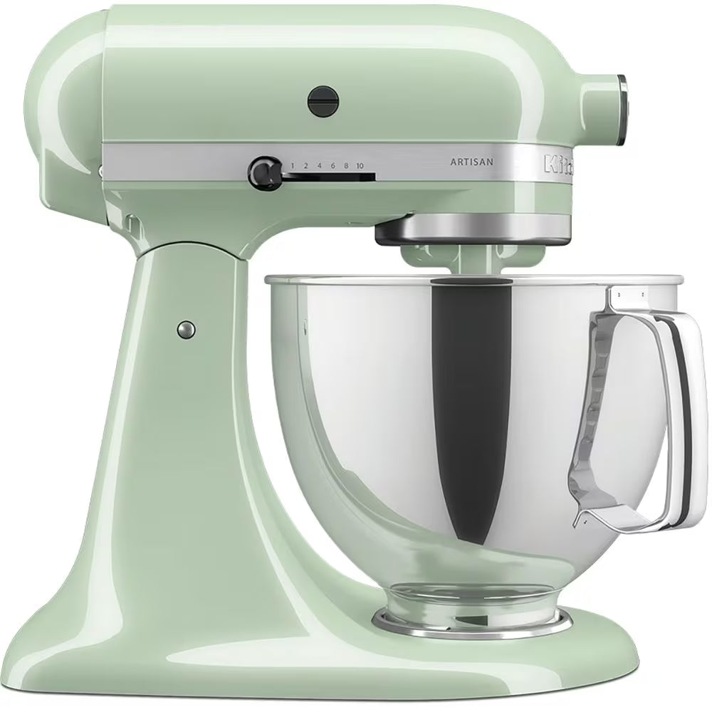 KitchenAid Mixer Tilt-Head 4.8L Artisan With Accessories - Pistachio | 5KSM175PSBPT
