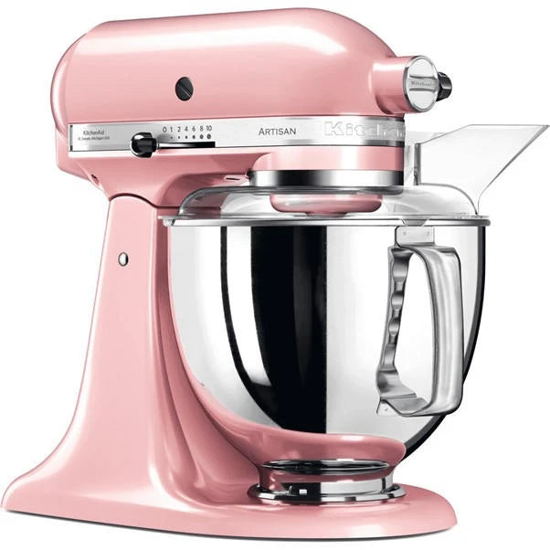 KitchenAid Mixer Tilt-Head 4.8L Artisan With Accessories - Silk Pink | 5KSM175PSBSP