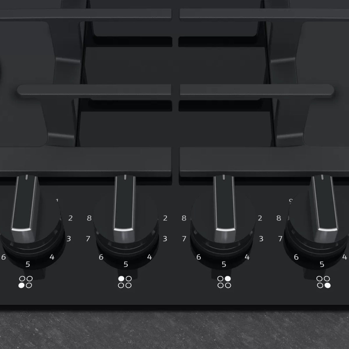 Neff N70 60cm Black Glass Gas Hob T26CS49S0