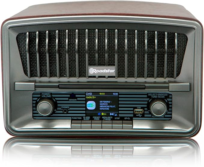 Roadstar HRA-270CD+BT Portable CD Radio Vintage HRA-270CDBT