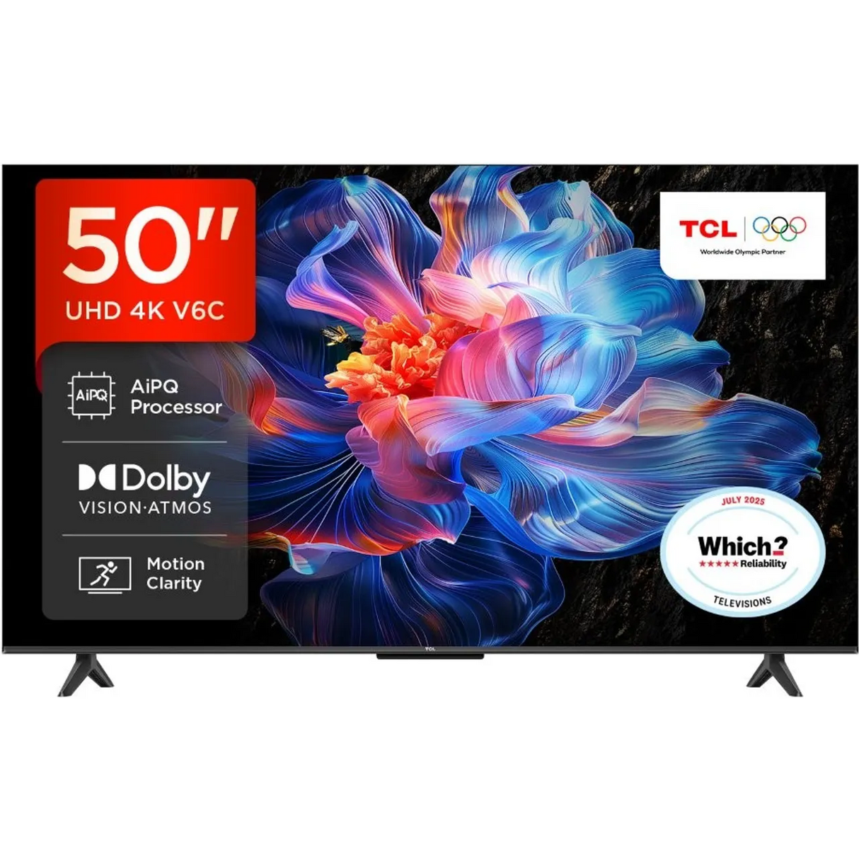 TCL V6C 50" 4K Ultra HD Smart Google TV | 50V6C