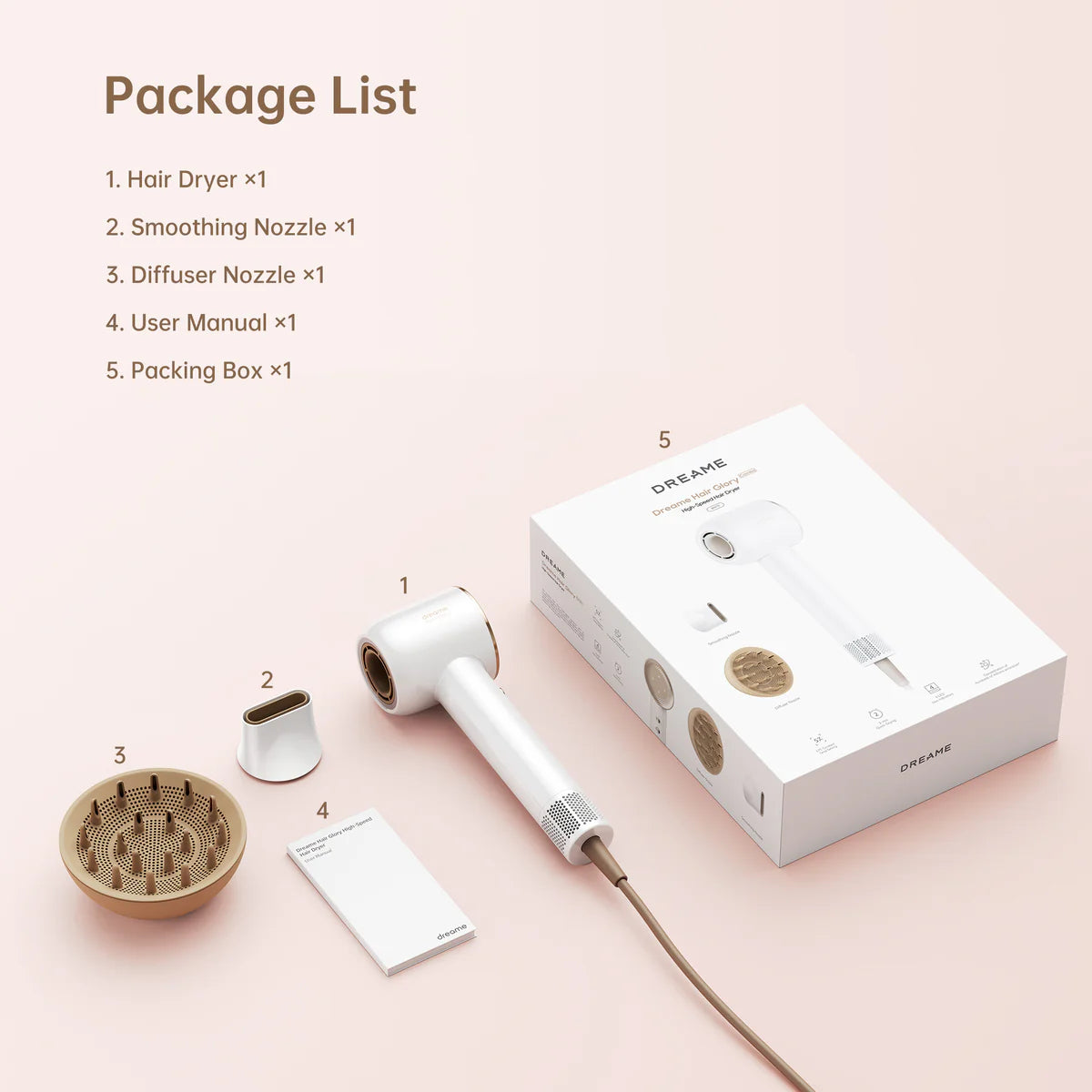 Dreame Hair Glory Combo Hair Dryer | AHD10