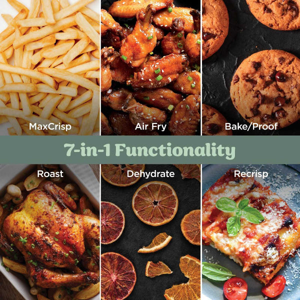 Ninja CRISPi PRO 7-in-1 XL Glass Air Fryer - Bone | AS101UKRS