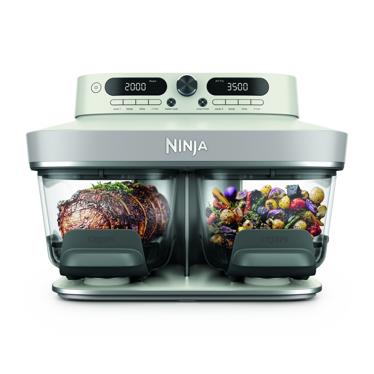 Ninja CRISPi DualZone 8-Function Glass Air fryer - Bone | DD102UKIV2