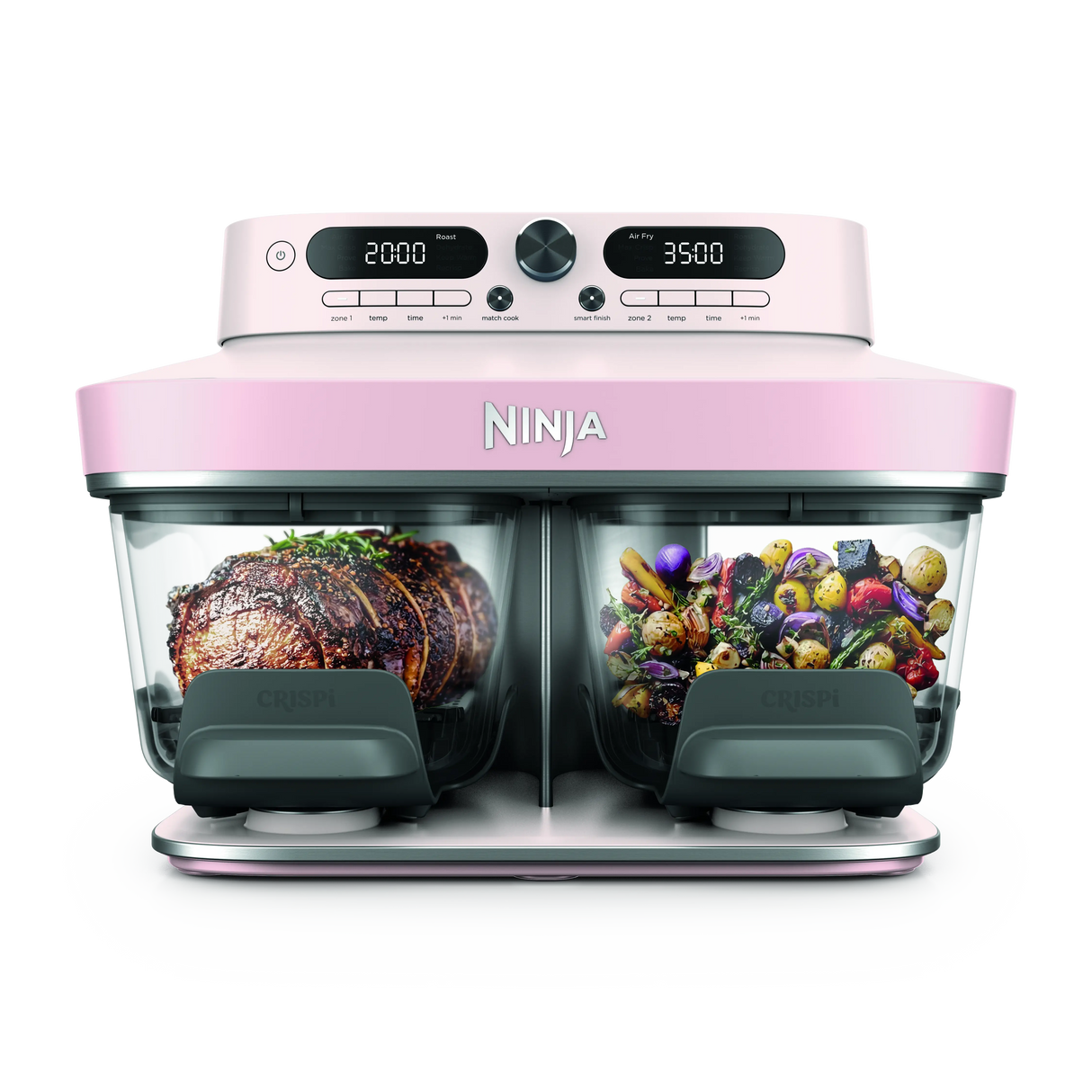 Ninja CRISPi DualZone 8-Function Glass Air fryer - Rose | DD102UKPK1