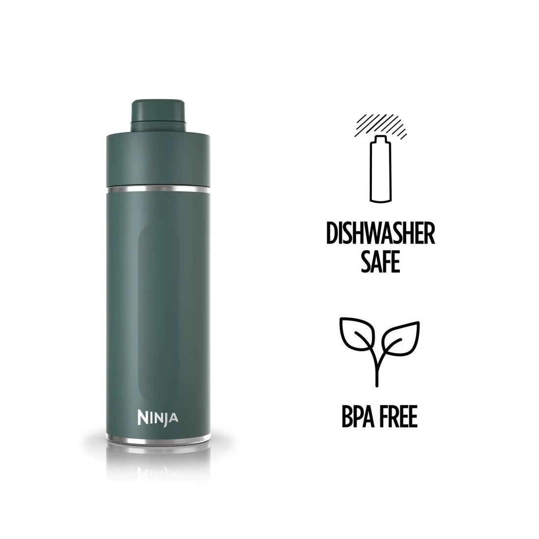 Ninja Thirsti 530 ml Travel Bottle – Evergreen | DW1801EUUKEM