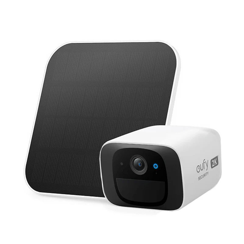 Eufy Solocam C210 2k Camera with Solar Panels - White | E8B00324