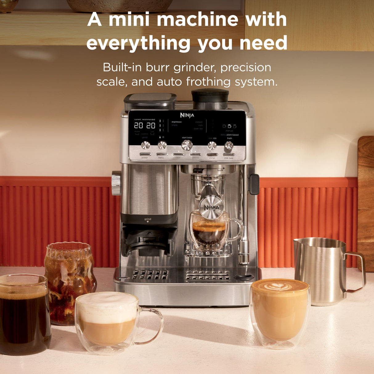 Ninja Luxe Café Mini Plus Espresso Machine | ES352UK