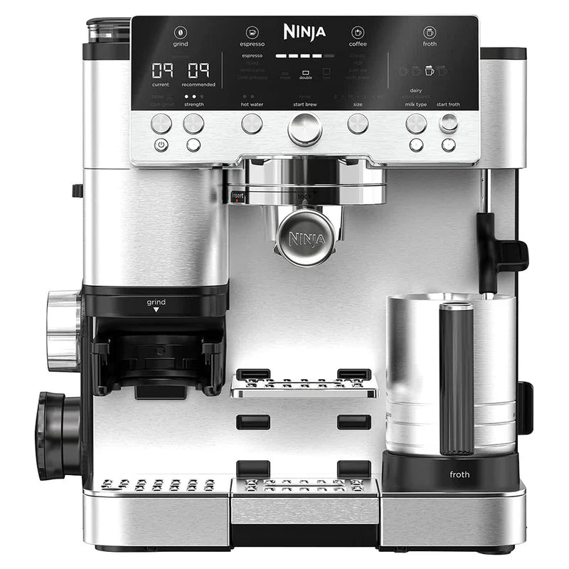 Ninja Luxe Cafe Premier Espresso Machine - Black & Stainless Steel | ES601UK