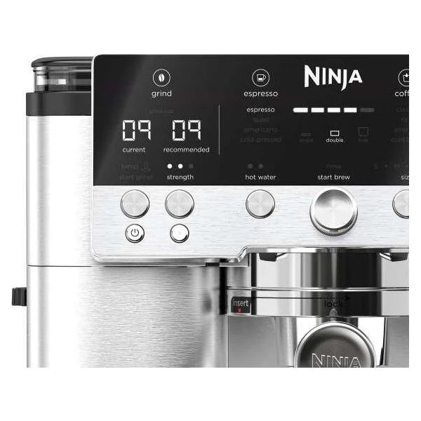 Ninja Luxe Cafe Premier Espresso Machine - Black & Stainless Steel | ES601UK