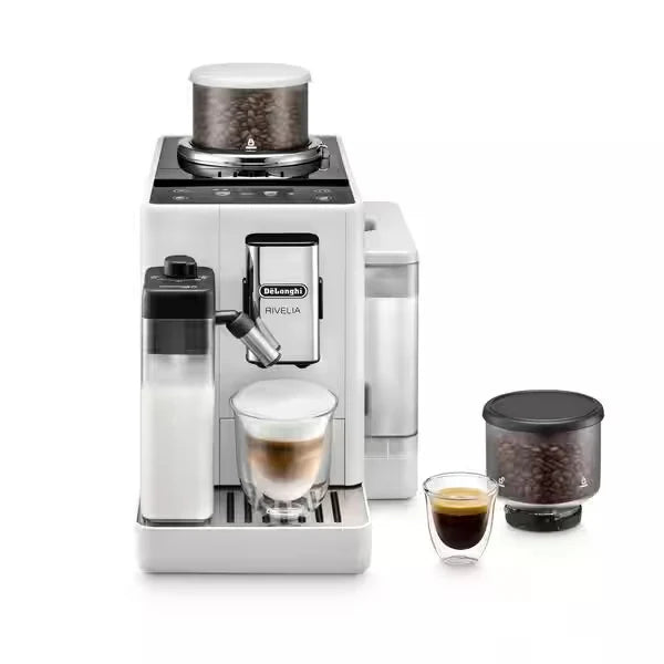 DeLonghi Rivelia 1.4L Automatic Coffee Machine - White | EXAM440.55.W