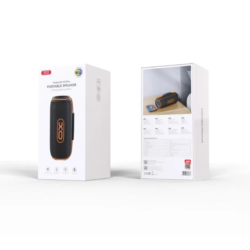 XO-F57Pro Portable Bluetooth Speaker 30W - Black & Orange | EXSXO-F57-30W