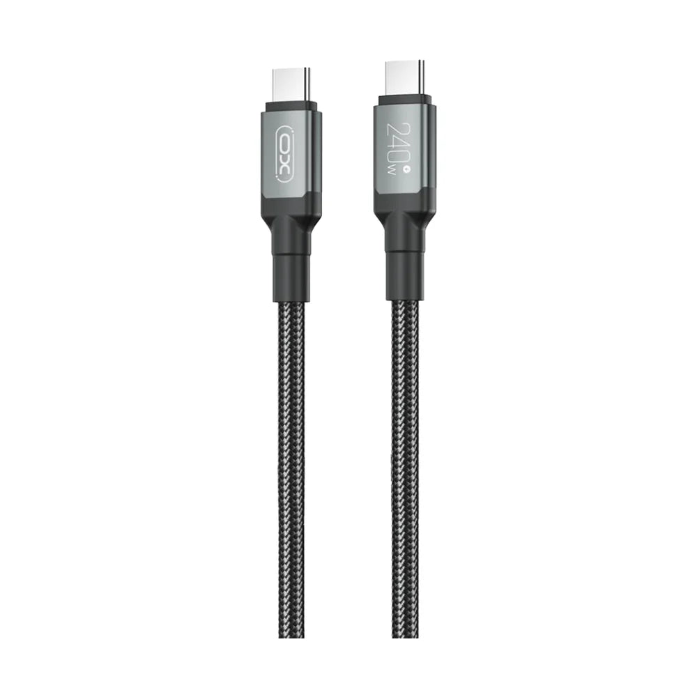 XO 240W Type-C To Type-C 1M Hi-Powered Data Cable - Black | EXSXO-NB-Q264A