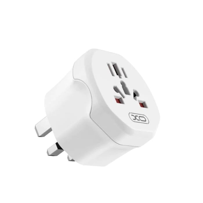 XO UK Visitor Travel Adapter - White | EXSXO-WL23