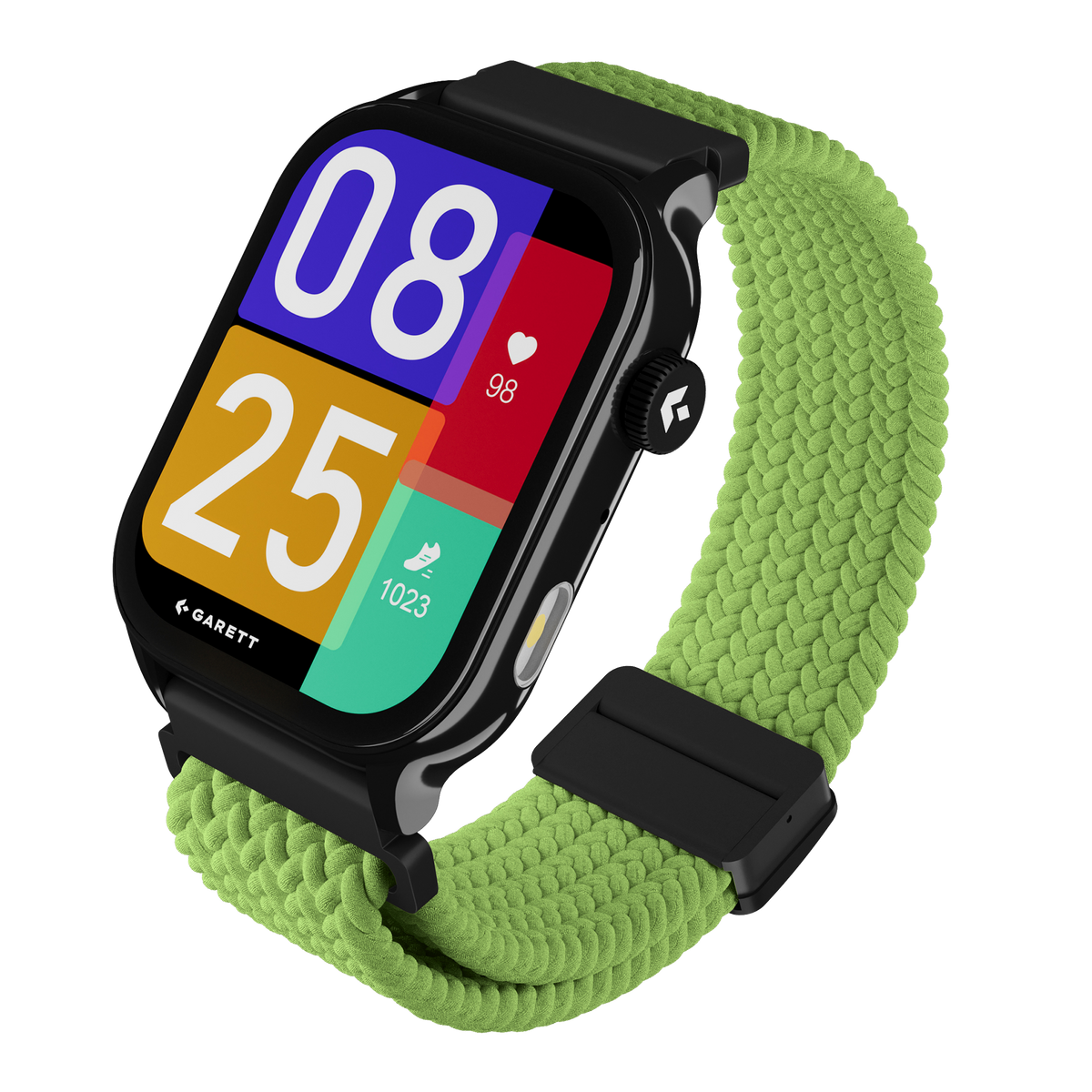 Garett Smartwatch GRC Activity 3 - Black & Green | GRC ACTIVITY 3 BLACK