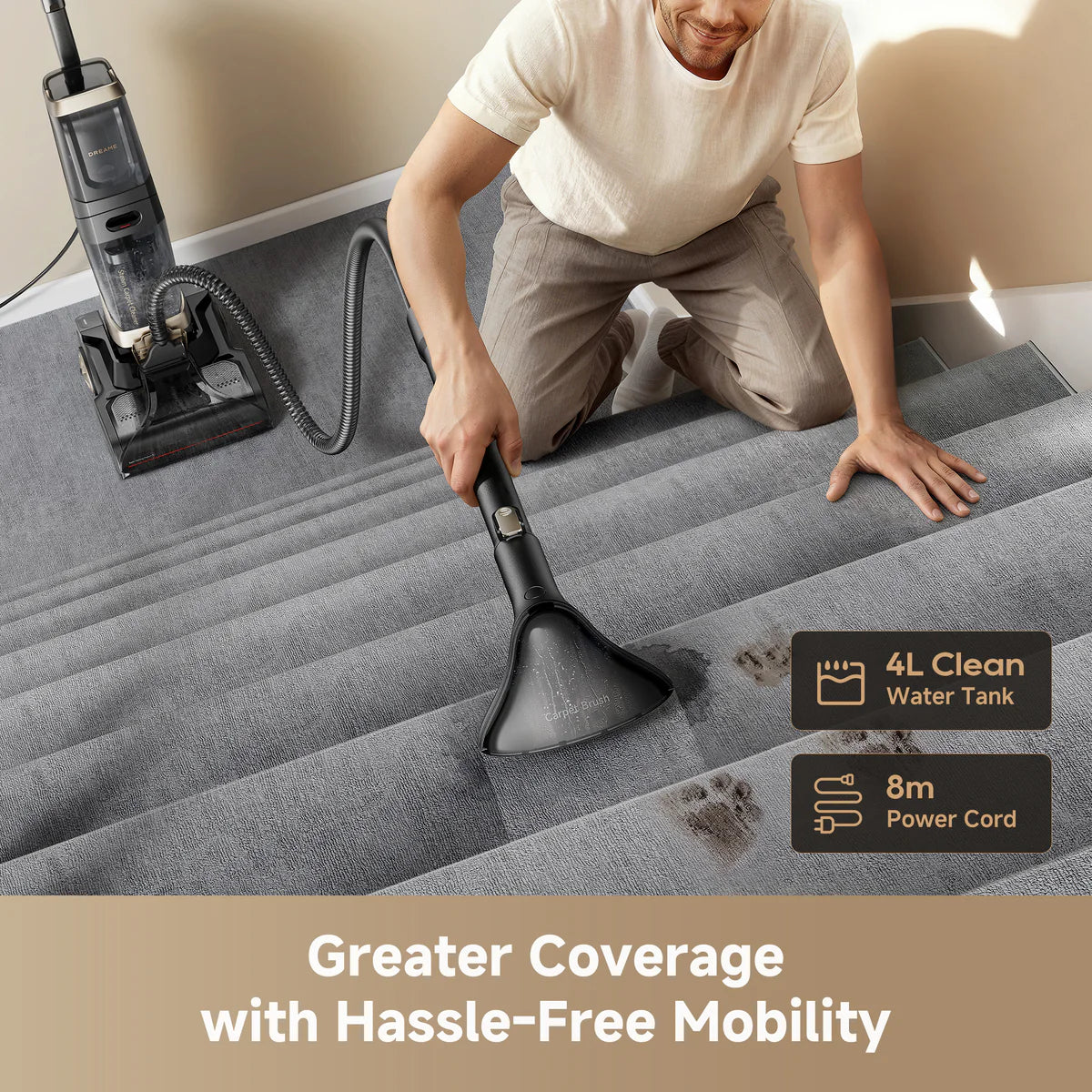 Dreame CU20 Pro Steam Carpet Cleaner | HCU11A