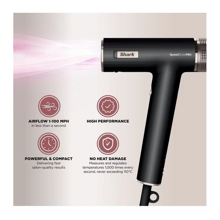 Shark SpeedStyle Pro 5-in-1 High-Velocity Hair Dryer System | HD752UK