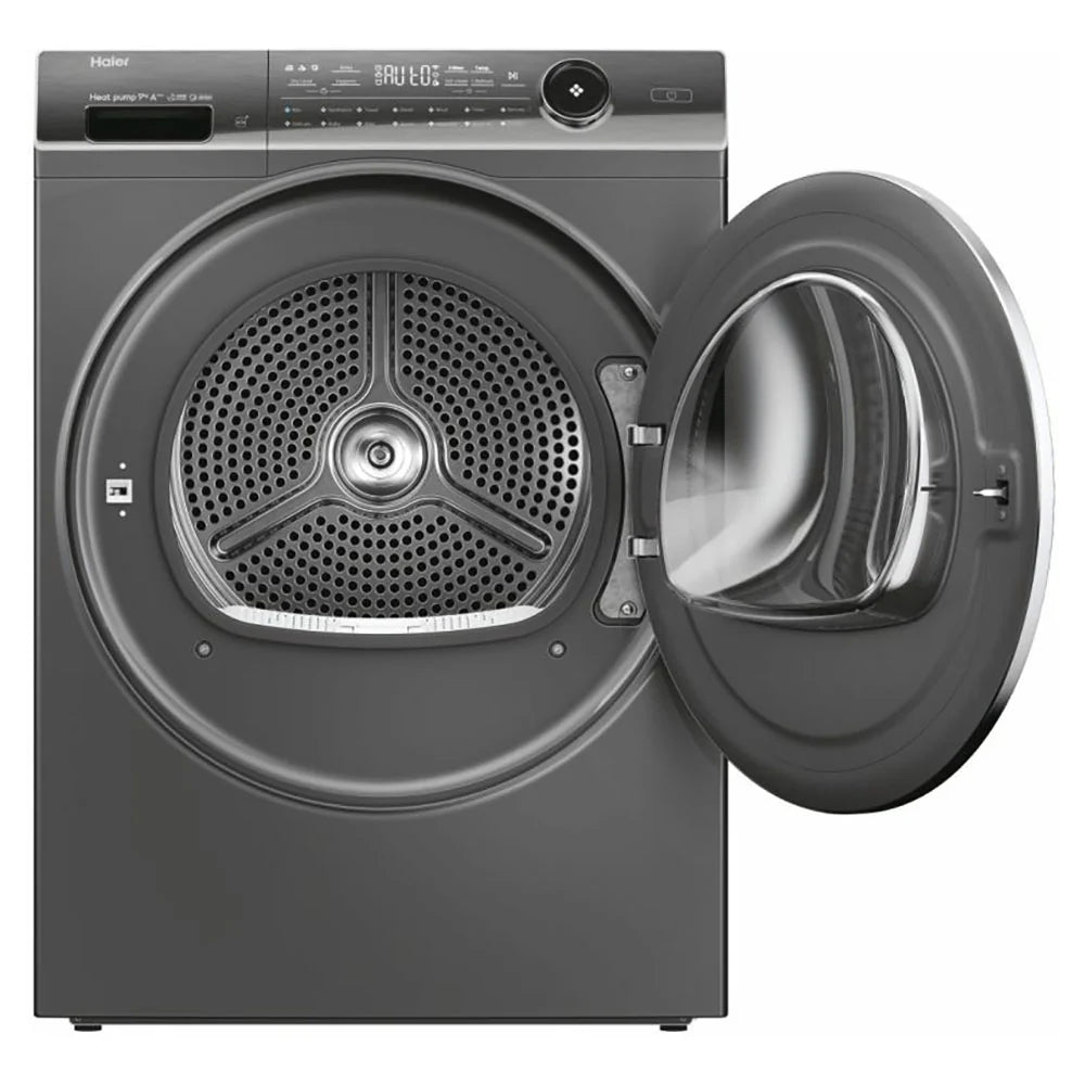 Haier 9kg I-Pro Series 7+ Heat Pump Dryer - Graphite | HD90-A3Q979RU1UK