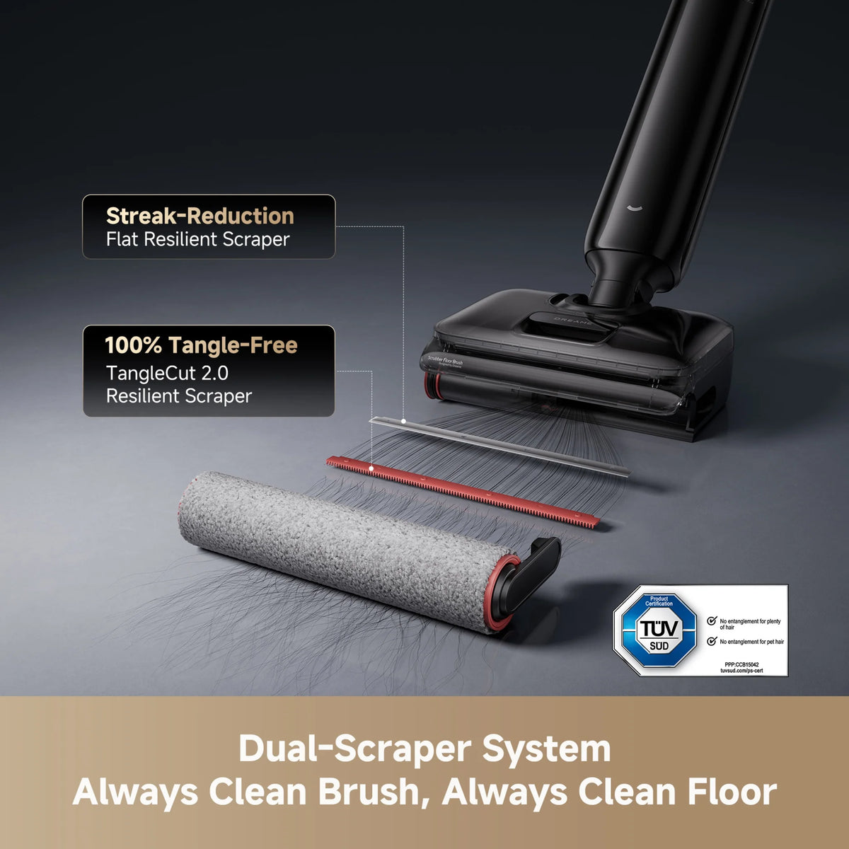 Dreame T12 Pro-A Wet and Dry Vacuum Cleaner - Black | HHR32A