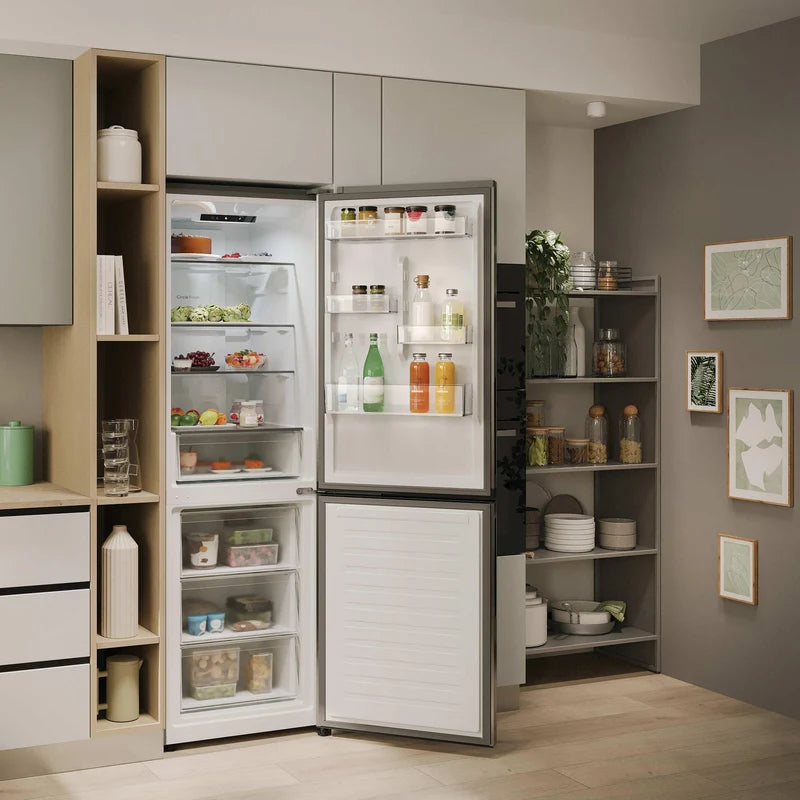 Hoover H-Combi 300 Freestanding Fridge Freezer - Silver | HONCQ2T618EXK