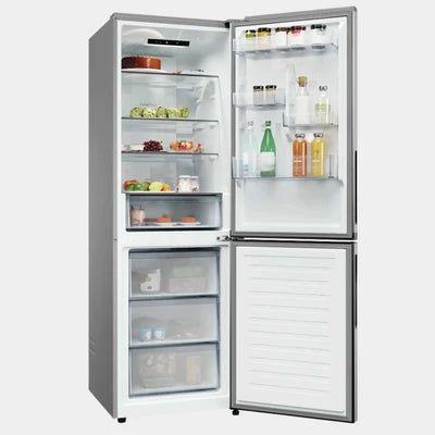 Hoover H-Combi 300 Freestanding Fridge Freezer - Silver | HONCQ2T618EXK