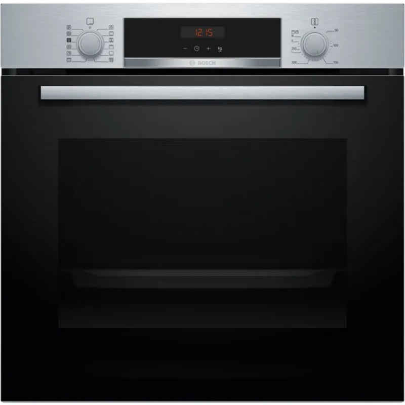 Bosch Series 4 Built-in oven with added steam function 60cm - Black | HQA574BS3B