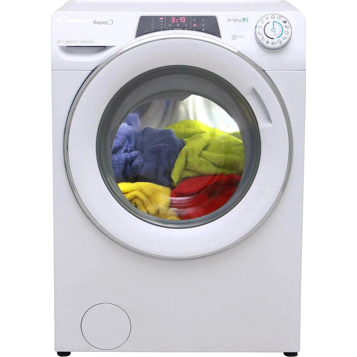 Candy 9KG 1600 Spin Washing Machine White RO1696DWMCE/1-80
