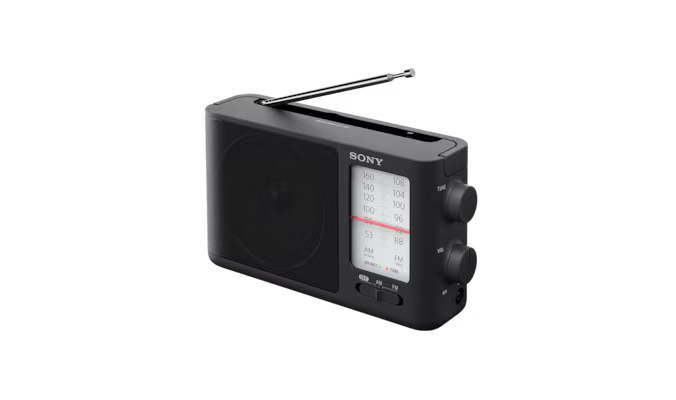 Sony ICF-506 Analog Tuning Portable FM/AM Radio - Black | ICF506.CEK