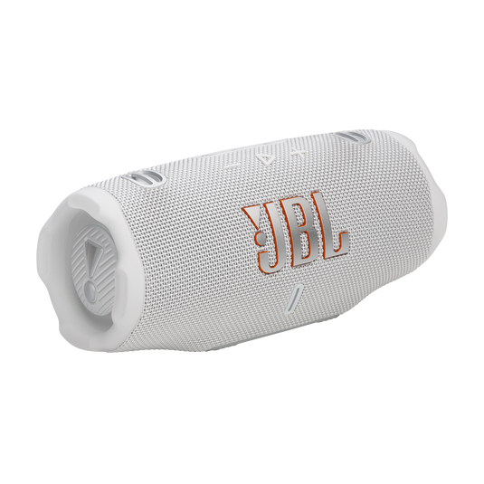 JBL Charge 6 Portable Bluetooth Speaker - White | JBLCHARGE6BWHT