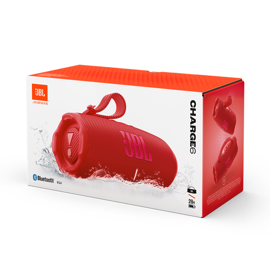 JBL Charge 6 Portable Bluetooth Speaker - Red | JBLCHARGE6RED