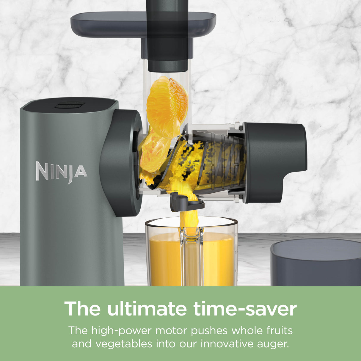 Ninja 3-in-1 Cold Press Juicer, Slicer & Shredder with Anti-Clog Filter | JC152UK