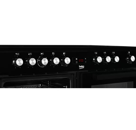 Beko 100cm Range Cooker Ceramic - Black | KDVC100K