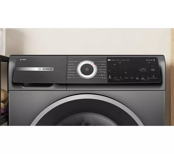 BOSCH Series 6 10 kg Washing Machine - Graphite | WGH254ARGB