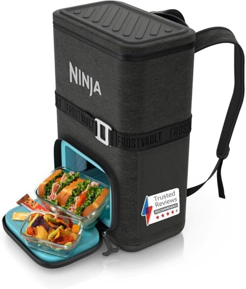 Ninja FrostVault Go 17 litre 24-Can Backpack Soft Cooler - Charcoal Grey | FF124EUUKCG