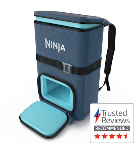Ninja FrostVault Go 17 litre 24-Can Backpack Soft Cooler - Lakeshore Blue | FF124EUUKNV
