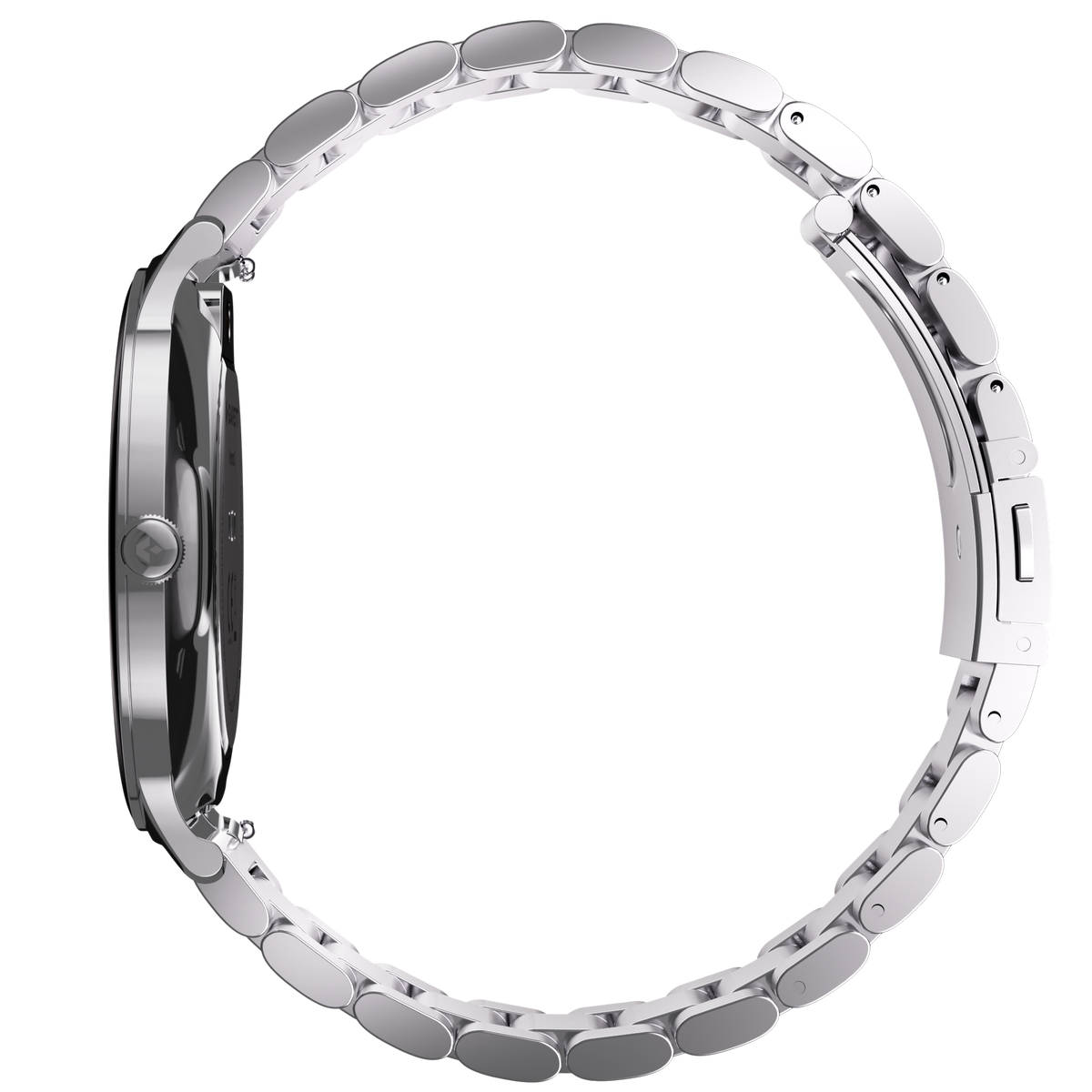 Garett Smartwatch Quantum - Silver & Brown | QUANTUM SILVER STEEL