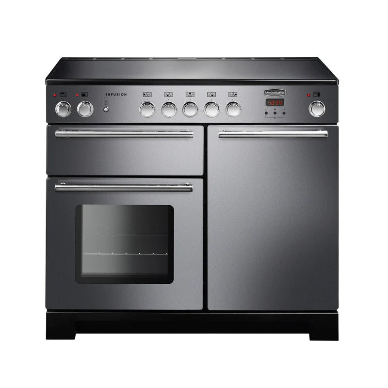 Rangemaster Infusion 100cm Induction Range Cooker - Stainless Steel & Chrome | INF100EISS/