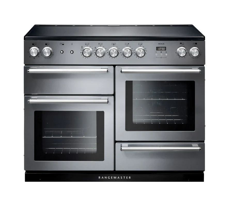 Rangemaster Nexus 110cm Induction Range Cooker - Stainless Steel & Chrome | NEX110EISS/C