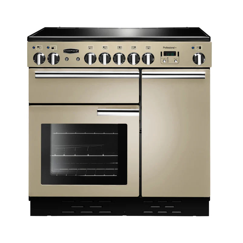 Rangemaster Professional+ 90cm Induction Range Cooker - Cream & Chrome | PROP90EICR/C