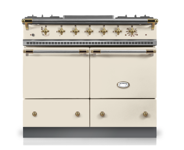 Lacanche Cluny Classic 100cm - Ivory & Brass | LCF1052