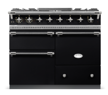Lacanche Chagny Classic 100cm - Black & Matt Chrome