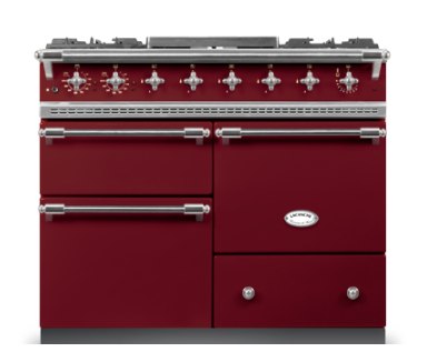 Lacanche Chagny Classic 100cm - Burgundy Red & Matt Chrome