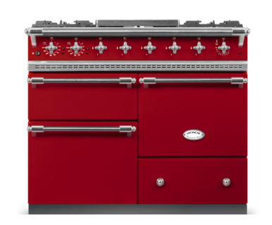 Lacanche Chagny Classic 100cm - Cherry Red & Matt Chrome