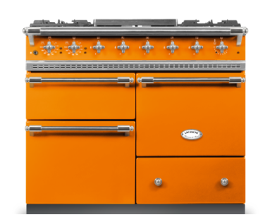 Lacanche Chagny Classic 100cm - Tangerine & Matt Chrome