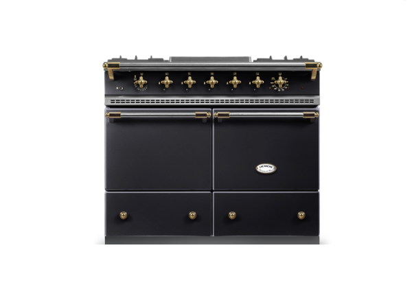 Lacanche Cluny Classic 100cm - Black Gloss & Brass