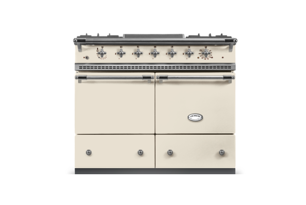 Lacanche Cluny Classic 100cm - Ivory & Brushed Stainless Steel