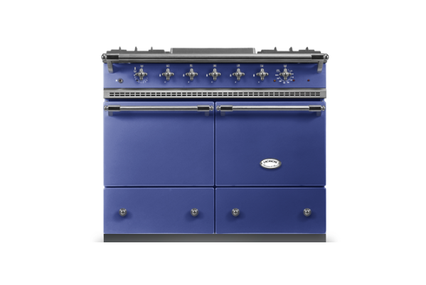 Lacanche Cluny Classic 100cm - Portuguese Blue & Brushed Stainless Steel