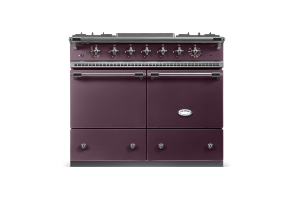 Lacanche Cluny Classic 100cm - Egglplant & Brushed Stainless Steel